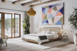 XXL Öl Gemälde 'Geometric Spaces' | Handgemaltes Unikat