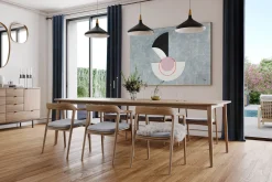 XXL Öl Gemälde 'Geometrische Balance' | Handgemaltes Unikat