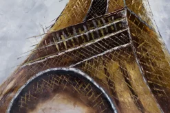 XXL Öl Gemälde 'Gilded Monument' | Handgemaltes Unikat
