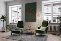 XXL Öl Gemälde 'Ginkgofaszination' | Handgemaltes Unikat
