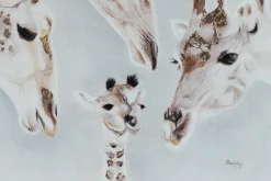 XXL Öl Gemälde 'Giraffenzuhause' | Handgemaltes Unikat