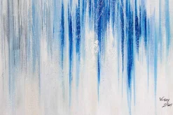 XXL Öl Gemälde 'Glacial Source' | Handgemaltes Unikat