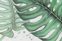 XXL Öl Gemälde 'Glanzvolle Monstera' | Handgemaltes Unikat