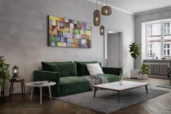 XXL Öl Gemälde 'Glücksecken' | Handgemaltes Unikat