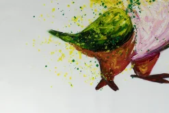 XXL Öl Gemälde 'Glücksvogel' | Handgemaltes Unikat
