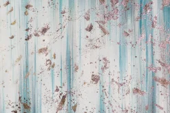 XXL Öl Gemälde 'Gleitende Blätter' | Handgemaltes Unikat