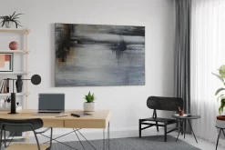 XXL Öl Gemälde 'Gloomy Reflections' | Handgemaltes Unikat