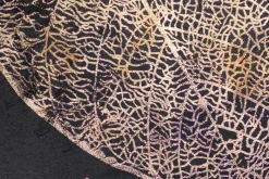 XXL Öl Gemälde 'Golden Apple Leaf' | Handgemaltes Unikat