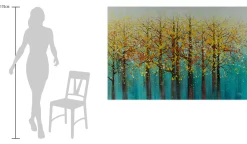 XXL Öl Gemälde 'Golden Autumn' | Handgemaltes Unikat