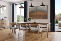 XXL Öl Gemälde 'Goldene Herbstbäume' | Handgemaltes Unikat