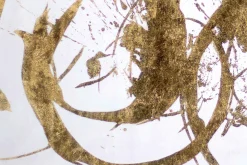 XXL Öl Gemälde 'Goldene Pirouetten' | Handgemaltes Unikat