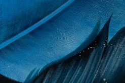 XXL Öl Gemälde 'Golden Feather' | Handgemaltes Unikat