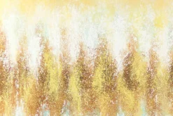 XXL Öl Gemälde 'Golden Fire' | Handgemaltes Unikat