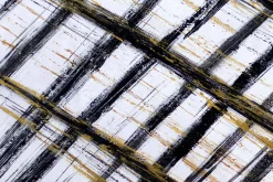 XXL Öl Gemälde 'Golden Grid' | Handgemaltes Unikat