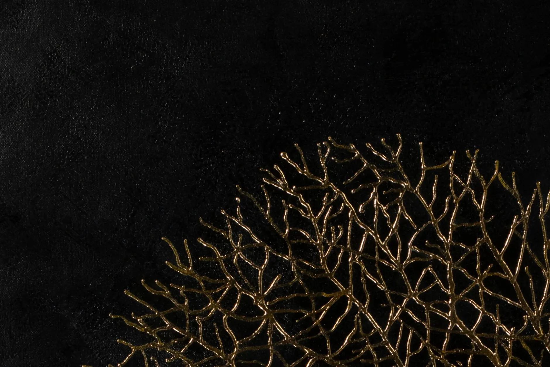XXL Öl Gemälde 'Golden Growth' | Handgemaltes Unikat