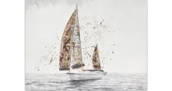 XXL Öl Gemälde 'Golden Journey' | Handgemaltes Unikat