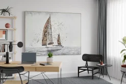 XXL Öl Gemälde 'Golden Journey' | Handgemaltes Unikat