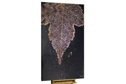XXL Öl Gemälde 'Golden Maple Leaf' | Handgemaltes Unikat