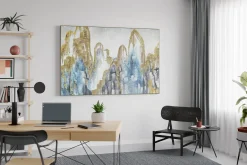 XXL Öl Gemälde 'Golden Sky' | Handgemaltes Unikat