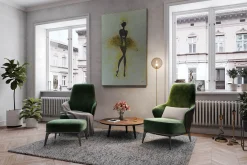 XXL Öl Gemälde 'Golden Tutu' | Handgemaltes Unikat