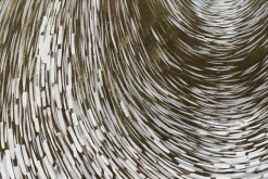 XXL Öl Gemälde 'Golden Vortex' | Handgemaltes Unikat