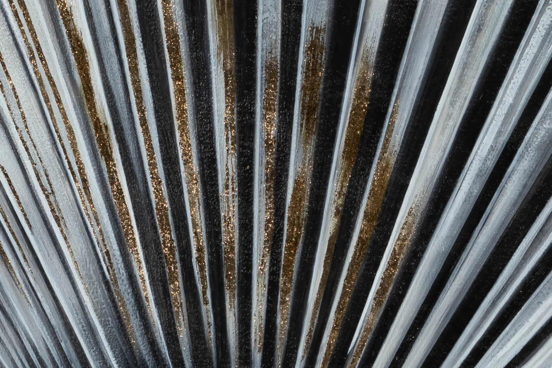 XXL Öl Gemälde 'Graphite Jungle' | Handgemaltes Unikat