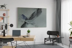 XXL Öl Gemälde 'Grey Finesse' | Handgemaltes Unikat