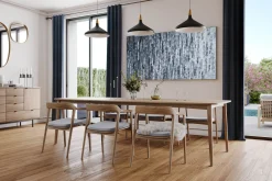 XXL Öl Gemälde 'Grey Glimmer' | Handgemaltes Unikat