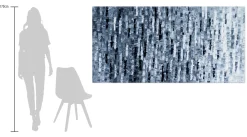 XXL Öl Gemälde 'Grey Glimmer' | Handgemaltes Unikat
