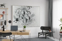 XXL Öl Gemälde 'Gris sur Gris' | Handgemaltes Unikat