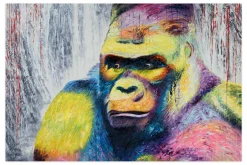 XXL Öl Gemälde 'Grumpy Gorilla' | Handgemaltes Unikat