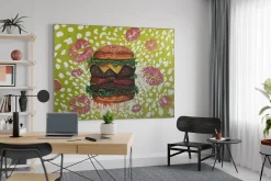 XXL Öl Gemälde 'Hamburgerliebe' | Handgemaltes Unikat