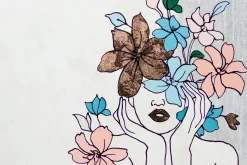 XXL Öl Gemälde 'Head of Flowers' | Handgemaltes Unikat