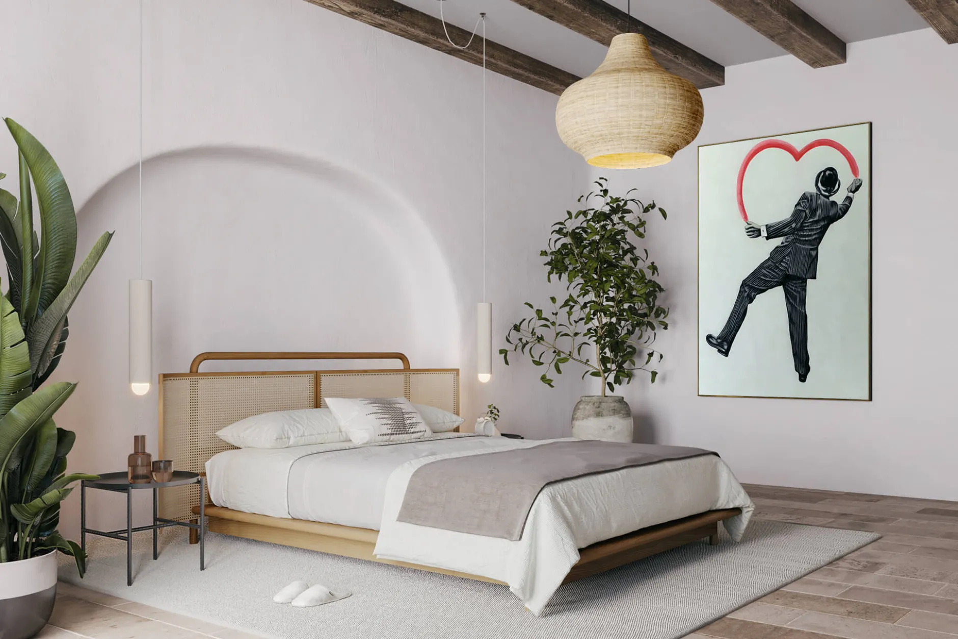 XXL Öl Gemälde 'Heart of Banksy' | Handgemaltes Unikat