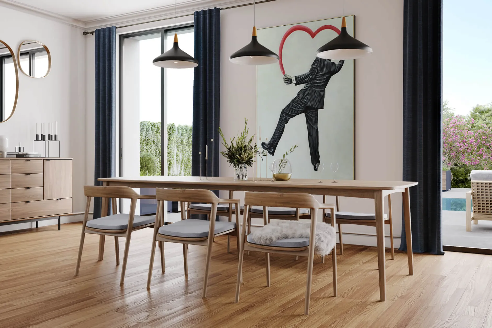 XXL Öl Gemälde 'Heart of Banksy' | Handgemaltes Unikat