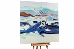 XXL Öl Gemälde 'Heavy Waves' | Handgemaltes Unikat