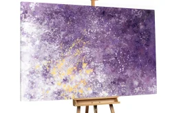 XXL Öl Gemälde 'Heliotrope Blossoms' | Handgemaltes Unikat