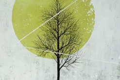 XXL Öl Gemälde 'Herbstmond' | Handgemaltes Unikat