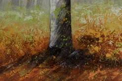 XXL Öl Gemälde 'Herbstwaldmomente' | Handgemaltes Unikat