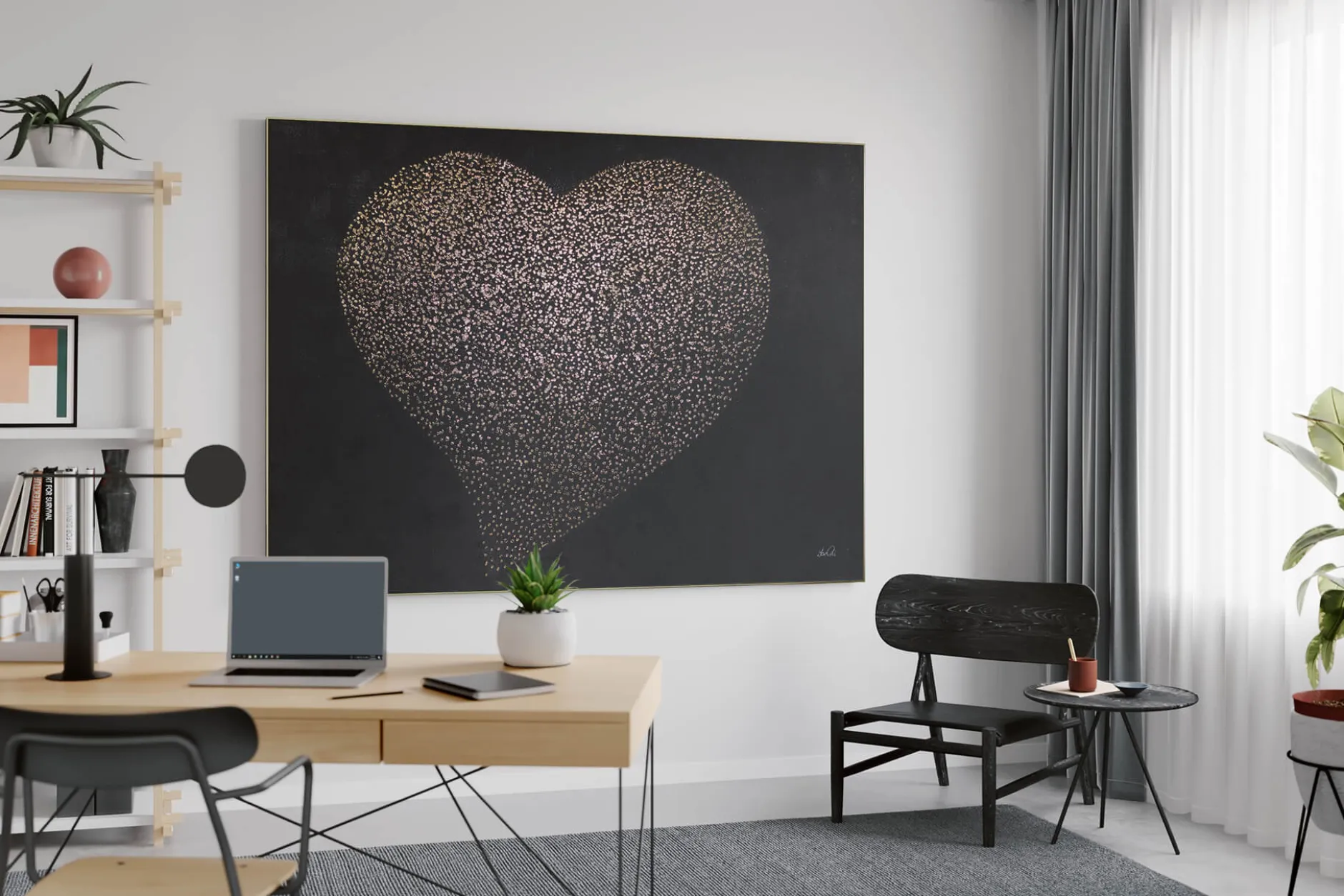 XXL Öl Gemälde 'Himmel der Liebe' | Handgemaltes Unikat