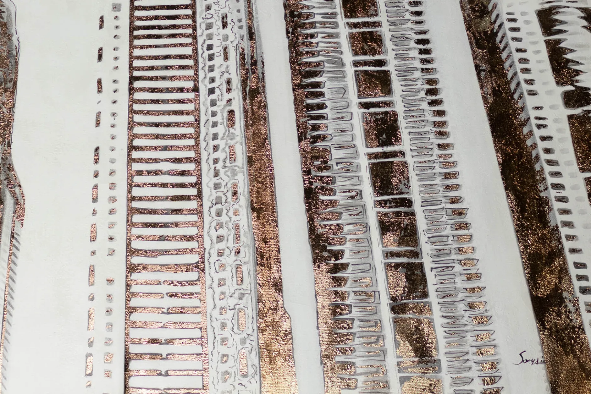 XXL Öl Gemälde 'Himmelsriesen' | Handgemaltes Unikat