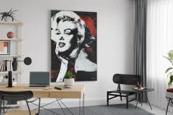 XXL Öl Gemälde 'Hollywood Diva' | Handgemaltes Unikat