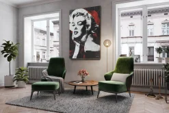 XXL Öl Gemälde 'Hollywood Diva' | Handgemaltes Unikat