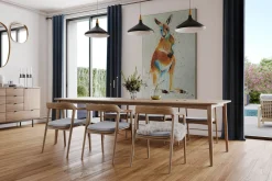 XXL Öl Gemälde 'Hopping Kangaroo' | Handgemaltes Unikat