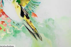 XXL Öl Gemälde 'Hummingbirds' Place' | Handgemaltes Unikat