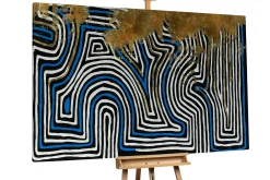 XXL Öl Gemälde 'Hypnotic Illusion' | Handgemaltes Unikat