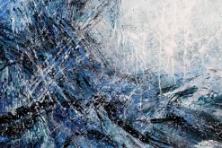 XXL Öl Gemälde 'Ice Storm' | Handgemaltes Unikat