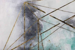 XXL Öl Gemälde 'Icosahedron' | Handgemaltes Unikat