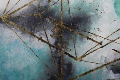 XXL Öl Gemälde 'Icosahedron' | Handgemaltes Unikat