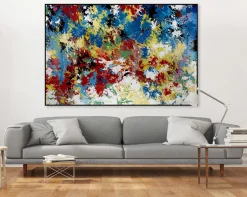 XXL Öl Gemälde 'Imaginative Sunset' | Handgemaltes Unikat